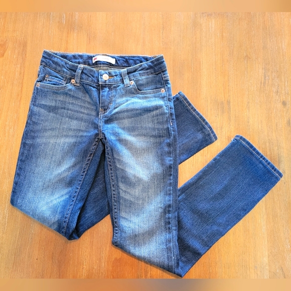 Levi's 711 Skinny Jeans, kids size 8 Reg - Picture 1 of 6